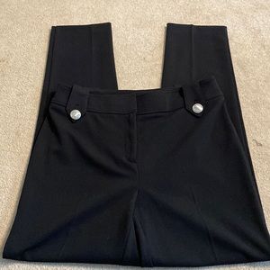 Calvin Klein dress trousers with silver button detail